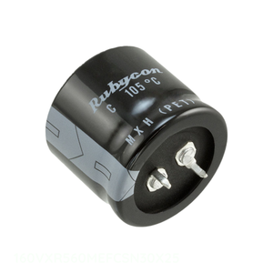 ตัวเก็บประจุ UF 560 UF 20% 160V คาปาซิเตอร์160VXR560MEFCSN30X25ทะลุรู560 uF ของแท้ - Product Image 1