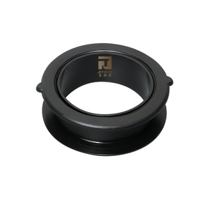 Jinnate Cabinet Drain Ring 84.5mm Double Layer Compression Fit White Black Plastic Easy Installation - Product Image 5