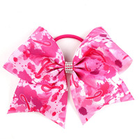 Nœud papillon rose pour la sensibilisation au cancer du sein, accessoire de cheveux rose pour filles, nœud papillon rose pour le soutien du cancer du sein
