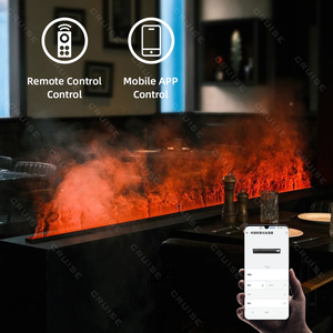 Hành Trình 220V-240V siêu âm atomization ngọn lửa hệ thống nóng bán miễn phí đứng 2000mm 3D trang trí lò sưởi cho khách sạn - Product Image 3