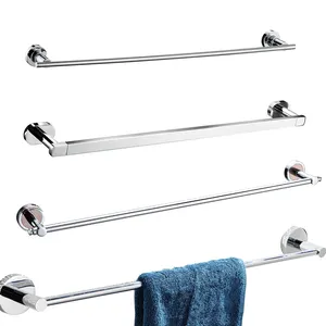 single brass chrome wall mounted bathroom finish hotel bath towel bar