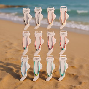 Chevillère en céramique colorée Angelina, 2 couleurs par couleur, bijoux de mode pour femmes - Product Image 2