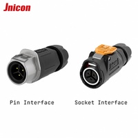 Connecteur d'alimentation circulaire MJ16 en métal IP67 mâle-femelle à montage sur panneau pour pack de batteries de stockage d'énergie extérieur