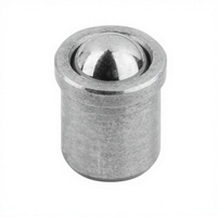 Ressort à poussoir K0333, version lisse, D=3 L=4, en acier inoxydable, composants : acier inoxydable