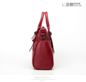 Sacs à main en cuir véritable de grande capacité pour femmes, sacs à bandoulière vintage, sacs fourre-tout décontractés pour dames - Product Image 2