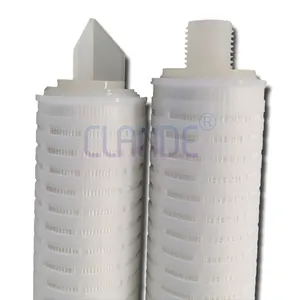 Nước tinh khiết Alkaline bán an Polypropylene xếp li Cartridge Bộ lọc cho nhà máy trực tiếp