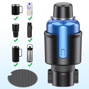 Portavasos Expandible para Coche, Organizador de Bebidas, Fácil Instalación, Universal, Base Ajustable Integral, Grande - Product Image 3