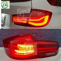 Feux arrière Jinshilai pour BMW Série 3 F31 Touring avec LED DRL 10000K 10000 Lumens, lentille fumée/téintée - Nouveauté