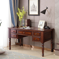 Bureau en bois massif moderne et écologique Table d'étude ergonomique extensible réglable pour ordinateur Mobilier de maison élégant