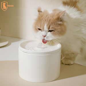 Fontaine <span class=keywords><strong>à</strong></span> eau en céramique 1L pour <span class=keywords><strong>animaux</strong></span> <span class=keywords><strong>de</strong></span> <span class=keywords><strong>compagnie</strong></span>, distributeur d'eau pour chats et chiens – Offre Spéciale - Product Image 1