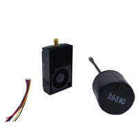 Kimpok AL3310 3.3G 3060-3550MHz 64CH VTX in Lega di Alluminio con Stampo Privato, Accessorio per Drone, Potenza Regolabile 300mW-10000mW, Bassa Latenza