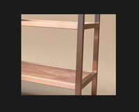 Pieds de meuble de luxe en métal doré antique rose pour lavabo en marbre, idéal pour hôtels et tables de maquillage