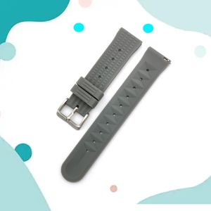 Bracelet de montre connectée sport en silicone durable 20mm/22mm/24mm avec accessoires en cuir – Vente directe fabricant - Product Image 4