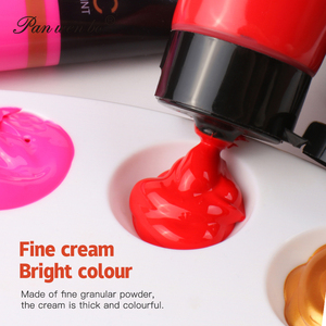 Panwenbo Bán Buôn 75Ml Không Độc Hại Acrylic Màu Sắc Sơn Nghệ Sĩ Chuyên Nghiệp Acrylic Sơn Cho Nghệ Thuật Tranh Vải Vải Gỗ - Product Image 3