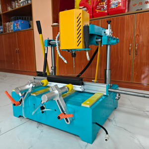 Chi phí thấp nhôm hồ sơ cửa và cửa sổ máy, đơn trục khóa lỗ phay profiling Máy phay - Product Image 3