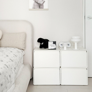 Boîte de rangement Plafarm Souffle JWPL0018, type ABCDD, armoire modulaire en ABS et acier, empilable, organisation de la maison et du bureau, multi-tiroirs - Product Image 6