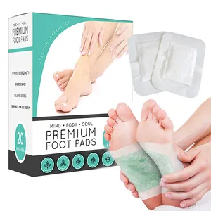Hot Selling Organic Health Slimming Deep Cleansing Toxin Removal Foot Patches Pads Ginger