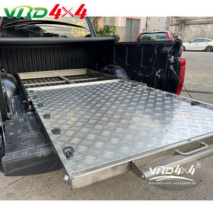 VRD4X4 Slide Out Tray Stainless Steel Slider Top Quality Pickup Truck <b>Bed</b> Cargo Sliding Tray Combined with Drawers Available - Product Image 6