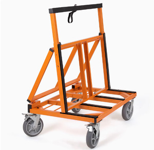 <span class=keywords><strong>Chariot</strong></span> de transport de verre portable à 4 roues avec roulettes pivotantes, <span class=keywords><strong>chariot</strong></span> à main pliable pour un transport facile dans les ateliers - Product Image 1