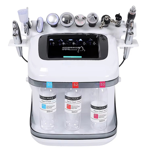 High End 8 in 1 H2O2 Water Facial Skin Care Beauty Instrument Ice <b>Roller</b> Head Spa Hydrating Anti-Aging US Plug - Product Image 2