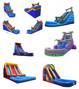 Scivolo d'Acqua Gonfiabile Colorato con Piscina <span class=keywords><strong>per</strong></span> Noleggio, Scivolo Bagnato Resistente <span class=keywords><strong>per</strong></span> <span class=keywords><strong>Adulti</strong></span>, Intrattenimento <span class=keywords><strong>per</strong></span> <span class=keywords><strong>Feste</strong></span> all'Aperto in Giardino - Product Image 1
