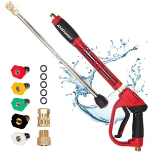 AMSTURDY Pressure Washer Gun And Hose Car Washer Pressure Washer Gun Snow Foam Lance