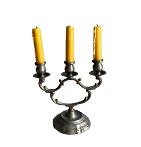 Candelabro de Metal de bronce de último diseño para decoración de hogar y boda, candelabros antiguos de cinco brazos - Product Image 2