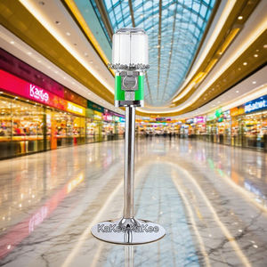 Distributeur automatique de gomme Gumball en plastique Distributeur de petites boules en caoutchouc avec support au sol Distributeur automatique de jouets - Product Image 1