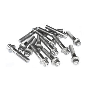 Op Maat Gemaakte Gelegeerd Staal Koolstofstaal Roestvrij Staal Inch Titanium Auto Split Velg 5/16 "-18 12 Punts Flensbouten - Product Image 1