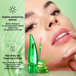 Extracto de aloe Hidratante natural Libre de crueldad Alto pigmento Impermeable No pegajoso Reduce las arrugas de los labios aceite de labios - Product Image 4