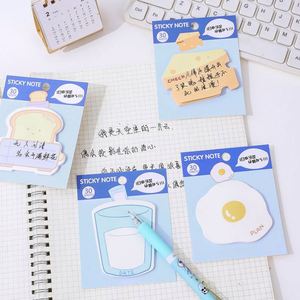 Hot Sale <b>Creative</b> Sticky Notes Cartoon Memo Pads Cute Kawaii Memos Self-adhesive Special Shape - Product Image 6