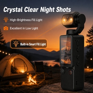 Caméras vidéo numériques 4K C9 à mise au point automatique, objectif rotatif à 180°, mini caméra de poche pour vlogging, pour la prise de vue vidéo - Product Image 4
