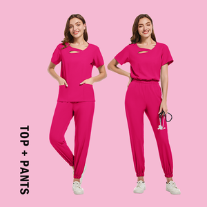 Robe de graduation infirmière uniforme gommages Para Mujers chemises uniformes et Costumes accessoires vêtements soins infirmiers médicaux gommage pour les femmes - Product Image 5