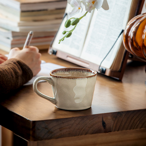 Taza de Café de Cerámica Personalizada con Diseño de Dibujos Animados Creativos, Resistente a Altas Temperaturas, Apta para Lavavajillas y Microondas, Ideal para Fiestas - Product Image 2