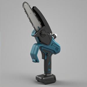 Motosierra Eléctrica Inalámbrica de 6 Pulgadas con Batería de Litio Recargable, Mini Sierra para Jardinería y Poda, Herramienta de Bricolaje - Product Image 4