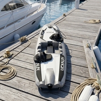 Planche de surf électrique EPP haute vitesse à propulsion par jet, commande manuelle, moteur sans balais étanche rechargeable 72V