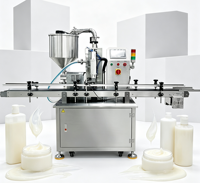 Machine de remplissage automatique de liquides pour jus, boissons et cosmétiques avec pompe à piston servo – Offre Spéciale