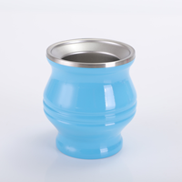 2026 Emerit vente en gros Logo personnalisé 8oz paille écologique minimaliste Double paroi en acier inoxydable isolé sous vide Yerba MateCup