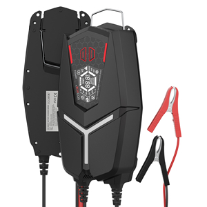 Cargador de Batería de Coche de 12V 24V de 9 Etapas, 6A 12A 24A, con Pantalla LCD y Desulfuración para Coche, Motocicleta, Barco, RV, Camión - Product Image 1