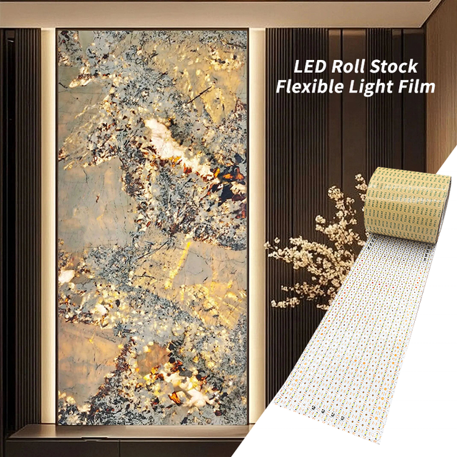 New Design 10m CCT Tunable White Led Kitchen Countertop 2700K 6000K Led Sheet Panel Light for Stone Decorating 24V