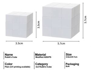 Top Quality Low Moq 5.5cm Magic Cube Promotional <b>Plastic</b> Color 3*3*3 Magic Cube Educational Toy for Kids - Product Image 4