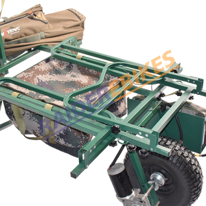 รถแบร์โรว์ไฟฟ้า Raider รถเข็นปรับได้แบตเตอรี่24V รถแบตเตอร์รี่สำหรับตกปลาคาร์พรถเข็นไฟฟ้าสำหรับเมืองพับได้ง่าย - Product Image 4