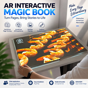 Equipo de Proyección Interactiva con Gestos AR Magic Flip Book del Fabricante Original, 4200 Lúmenes, 3 Años de Garantía - Product Image 1