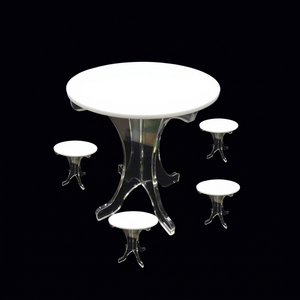 Custom hot sale colorful acrylic coffee tables acrylic <b>desk</b> chair - Product Image 1