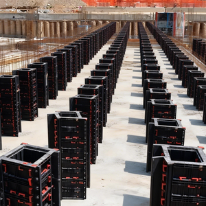 Système de coffrage de colonne réglable, moule de pilier, système de gabarit, coffrage en plastique pour béton - Product Image 5