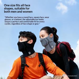 Masque facial Kewig avec boucles d'oreilles, coupe-vent, anti-froid, anti-poussière, chaud, en tissu hautement élastique pour <span class=keywords><strong>moto</strong></span> et vélo - Product Image 5