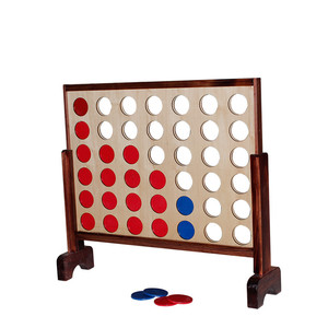 Bộ Trò Chơi Jumbo 4 In A Row, 4 To Score Cao Cấp Bằng Gỗ Bốn Kết Nối - Product Image 1