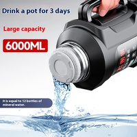 Grande Capacité Tasse Thermos Portable pour Voiture Voyage Extérieur Bouilloire à Eau Acier Inoxydable 316 Design Classique Vide Vente en Gros