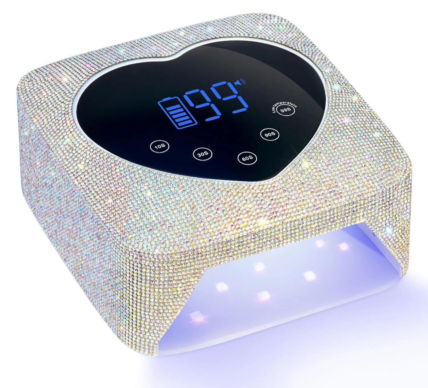 Professional Cordless 72W Uv Light Nail Lamp Rechargeable Touch Dryer Diamond Fast Curing Portable Professional Nail Equipment
