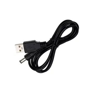 יוניברסל DC כוח כבל USB כדי DC 5.5*2.1mm תקע מחבר מטען כבל טעינת חוט קו